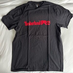 Timberland PRO Black Tee with Red Logo